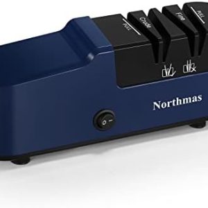 Professional Electric Knife Sharpener for Home Use - 2 Stages Quick Sharpening & Polishing, 100V-240V Global Voltage Des