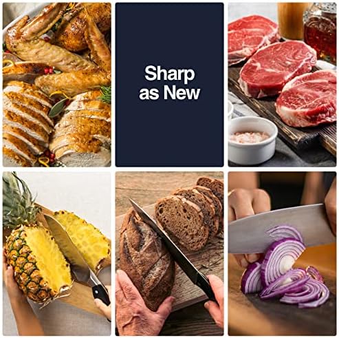 Professional Electric Knife Sharpener for Home Use - 2 Stages Quick Sharpening & Polishing, 100V-240V Global Voltage Des